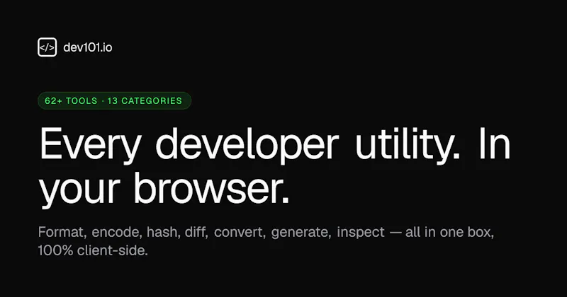 dev101.io screenshot 1