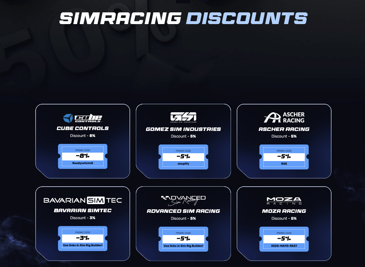 Hazır Set Sim - Sim Rig Builder - Akıllı Seçici Sistemi ile Hayalinizdeki Sim Yarış Teçhizatını Oluşturun medya 7