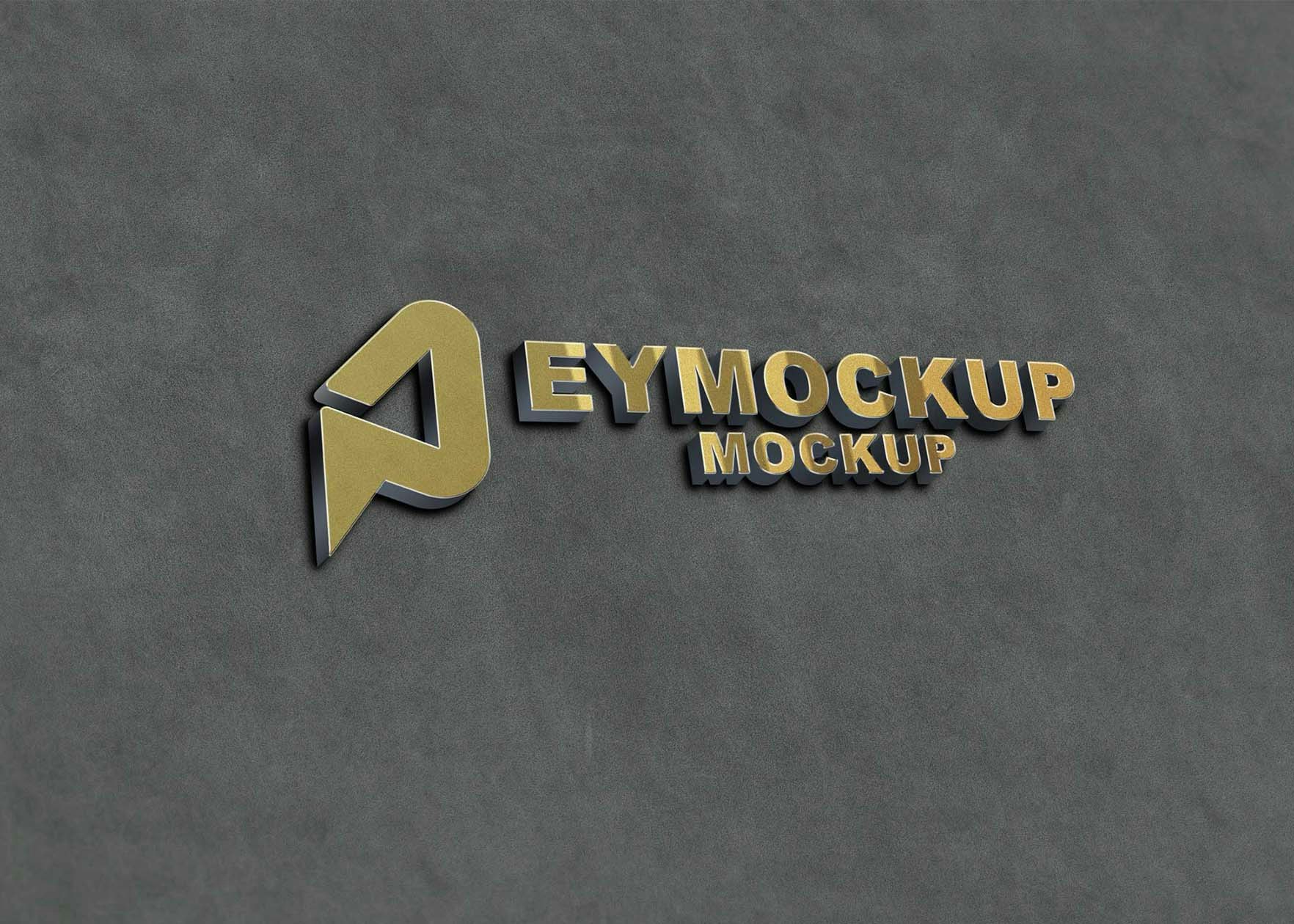 Free 3D Logo Mockup Collection gallery image