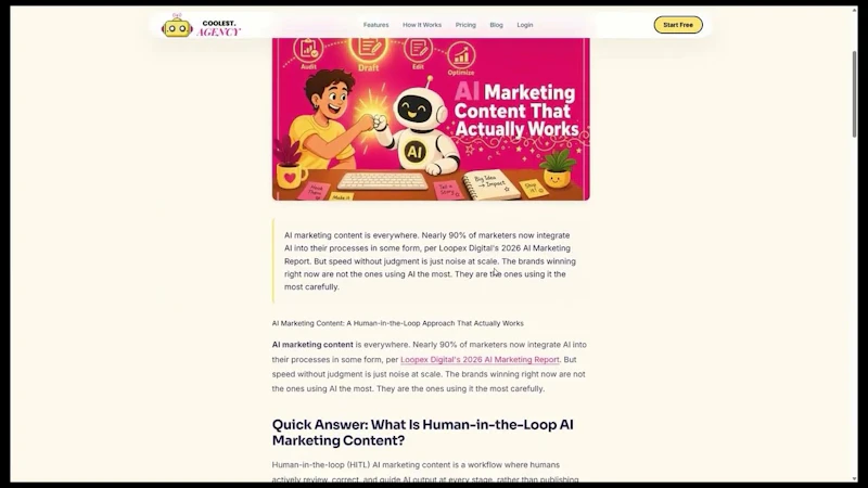 Coolest.Agency screenshot 1 (video preview)