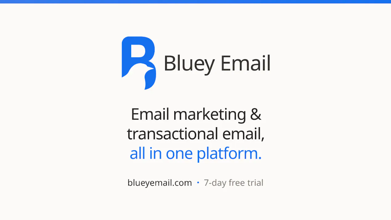 Bluey Email - AI Email Marketing product