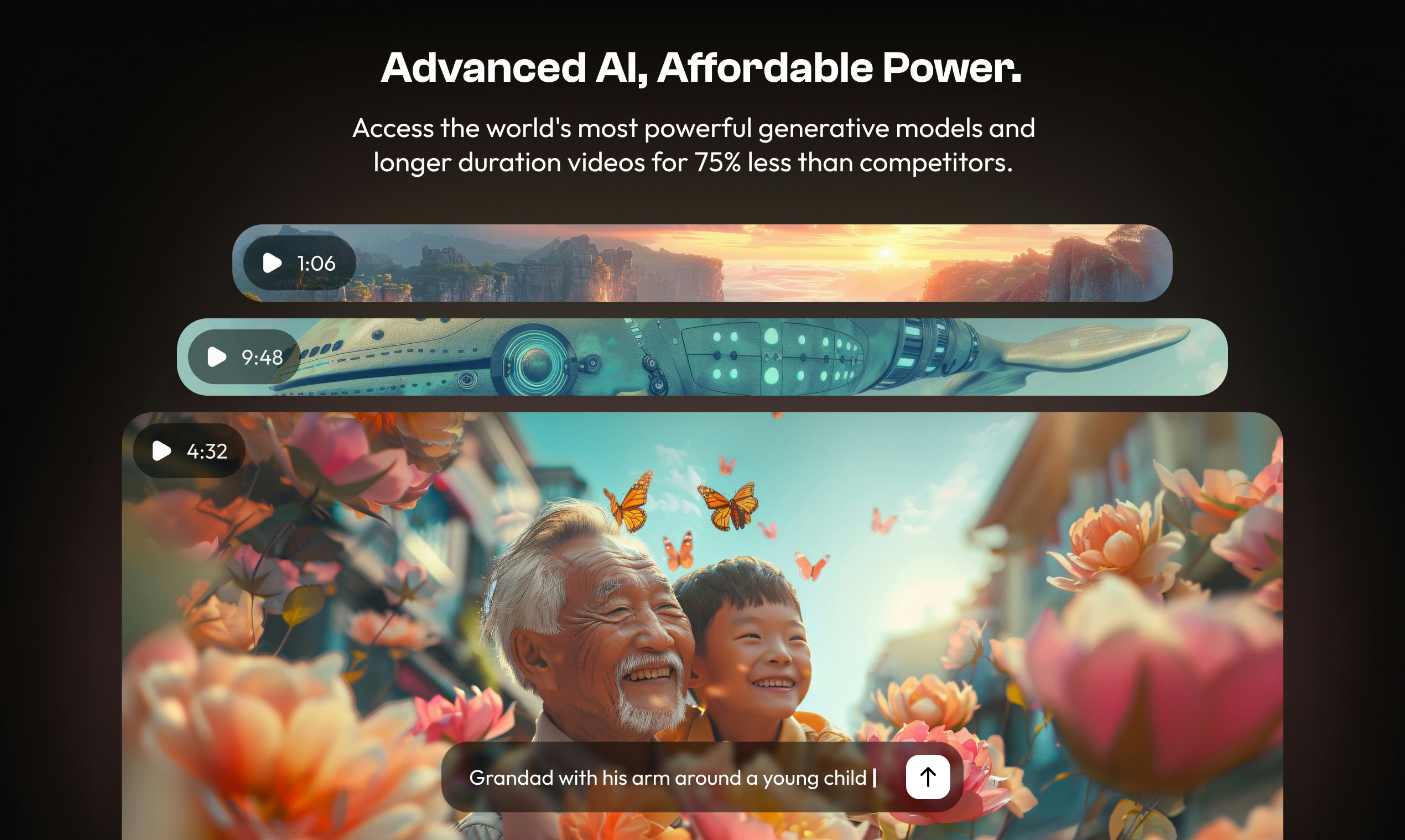 Talking video generator gallery image