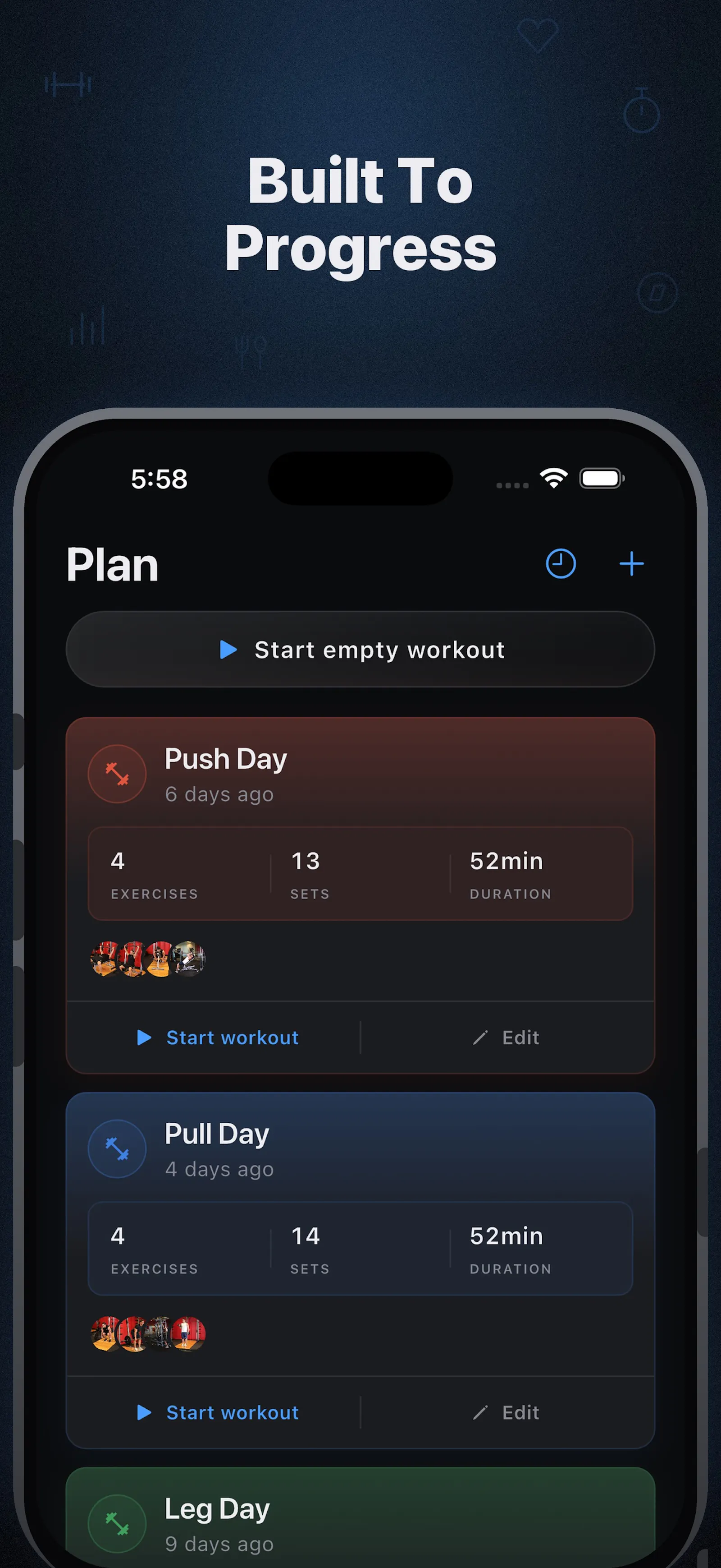 WorkIt - Workout Planner screenshot 2
