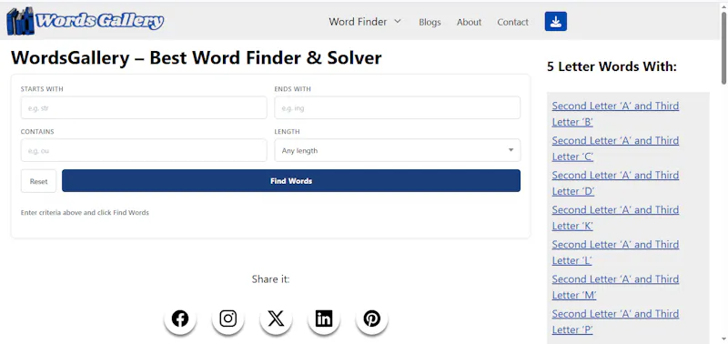 WordsGallery screenshot 2