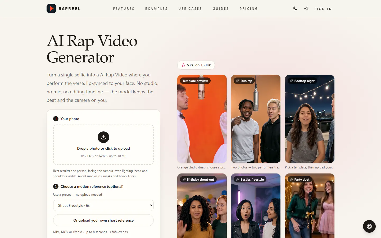 AI Rap Video Generator gallery image
