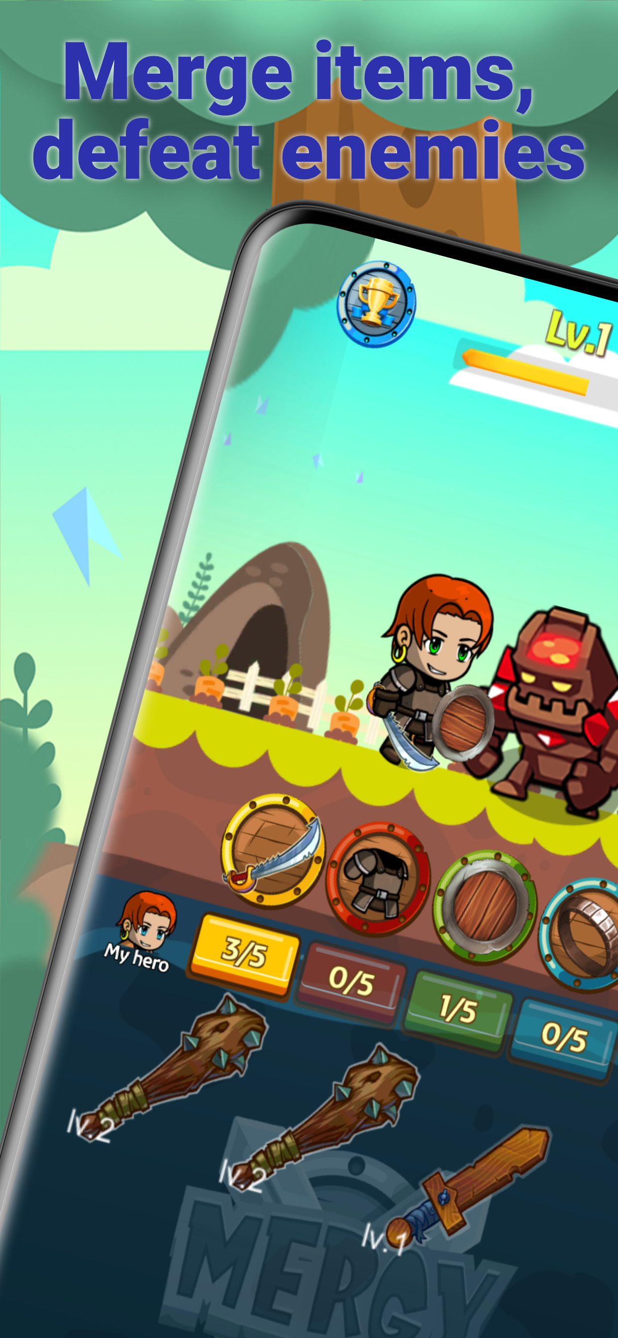 Mergy: Merge RPG game - Idle heroes gallery image