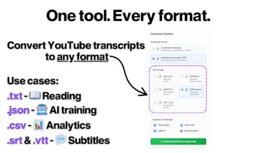 youtubetranscripts.io gallery image