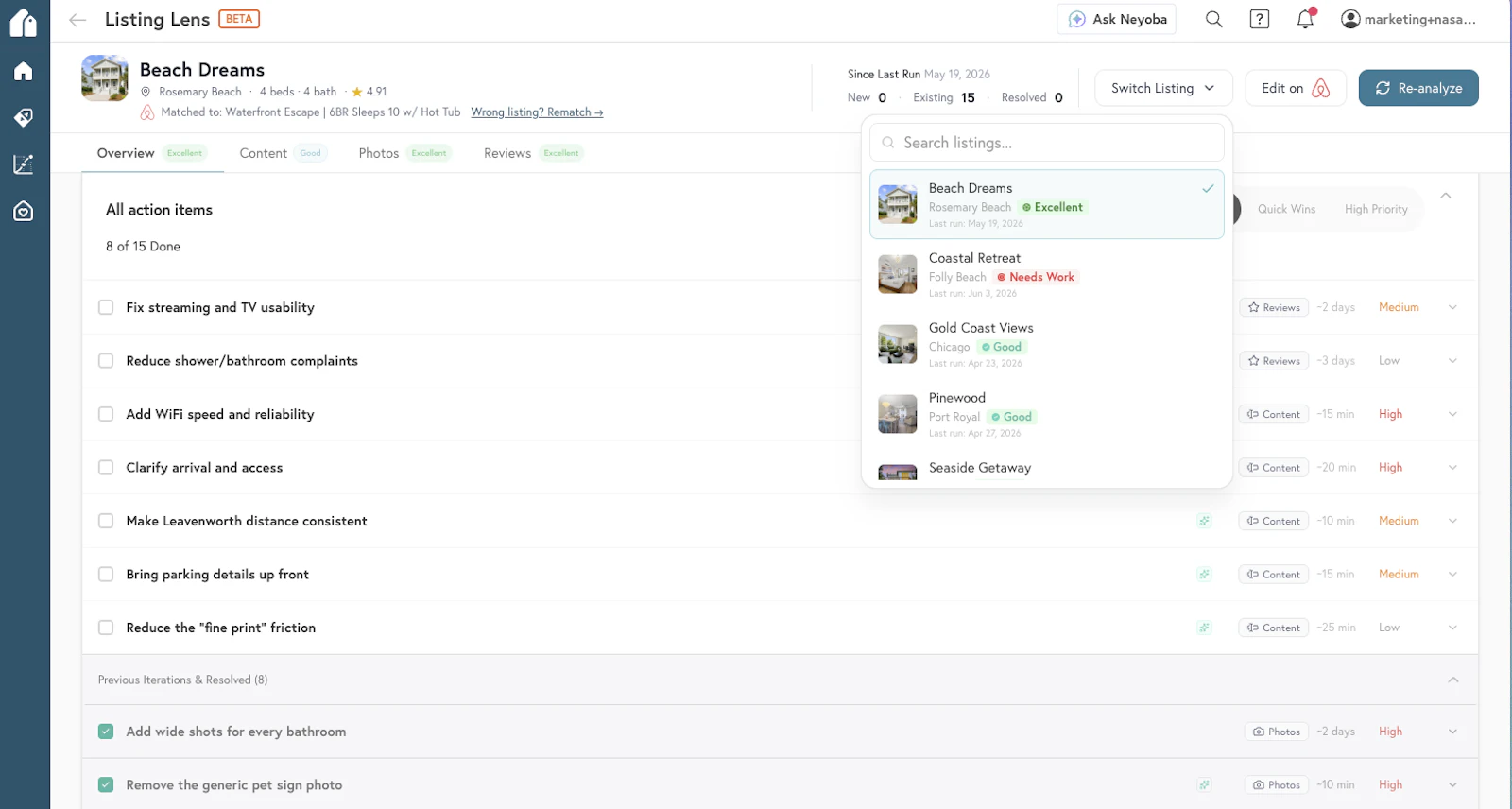 Listing Lens screenshot 6