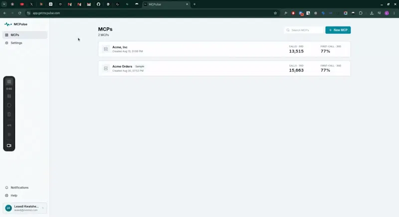 MCPulse screenshot 1 (video preview)