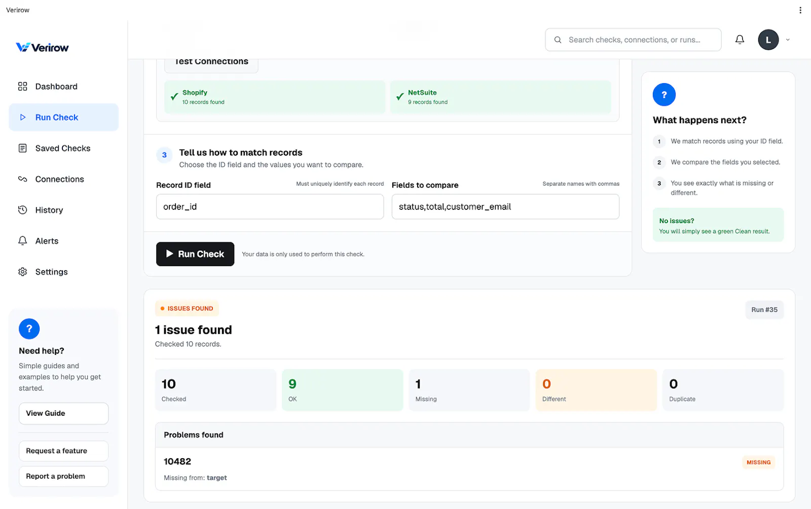 Verirow screenshot 5