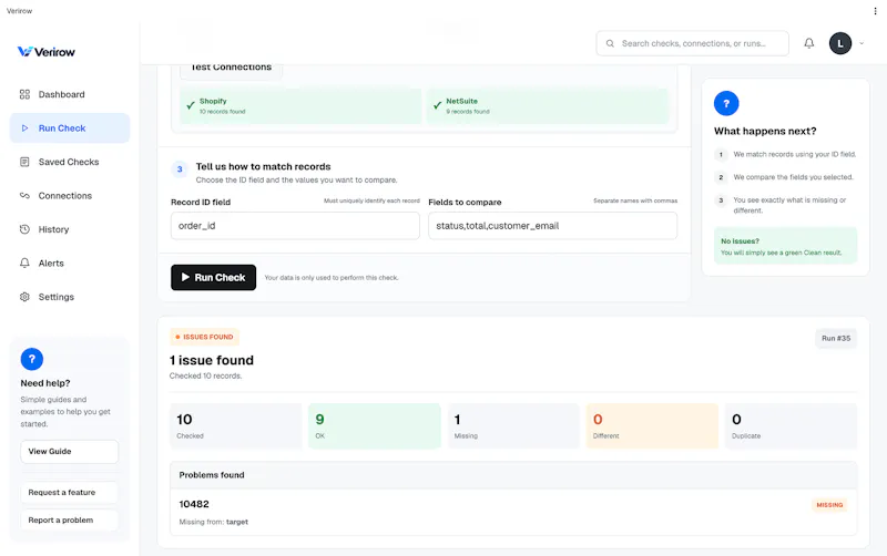 Verirow screenshot 5