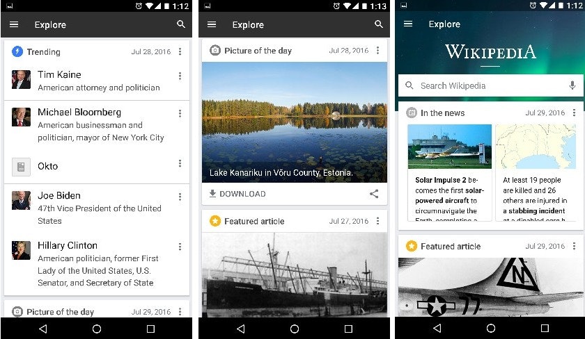 Wikipedia Beta for Android  gallery image