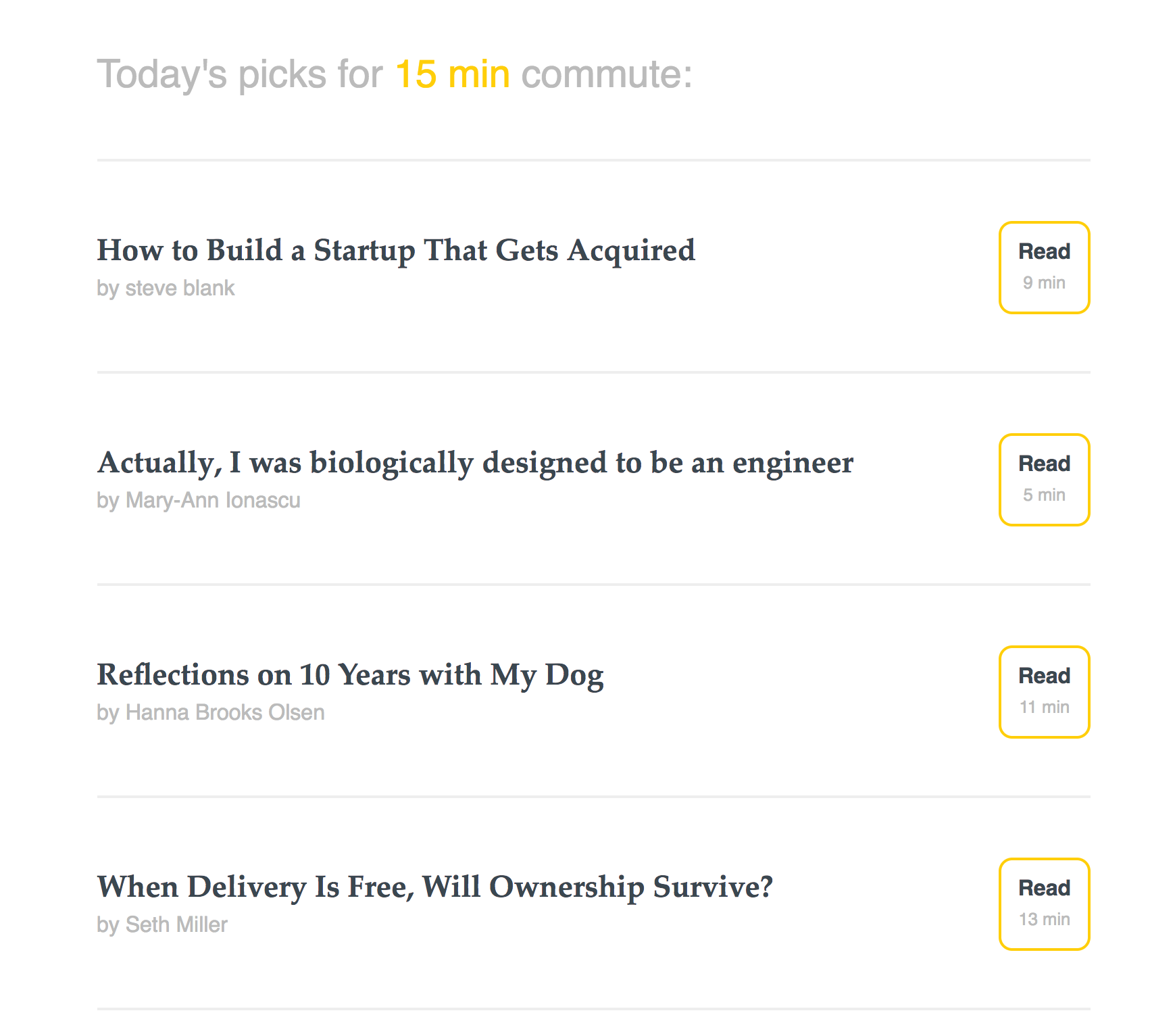 Commute Reads gallery image