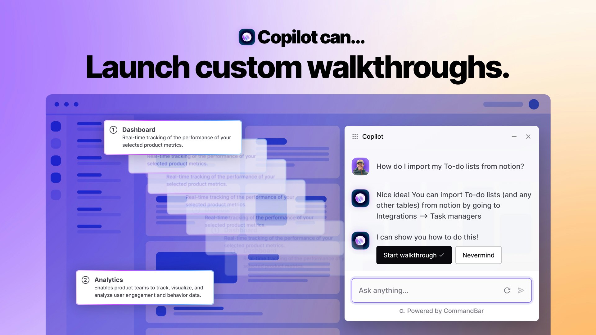 CommandBarによるCopilot media 4