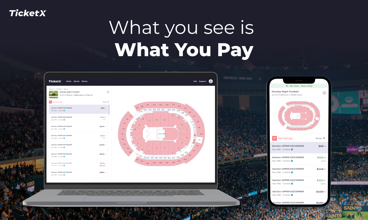 TicketX - Screenshot 2 showing product features and functionality