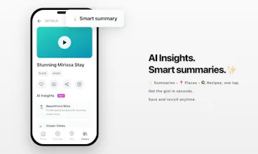 Ordo 앱의 Smart Summary 기능 화면