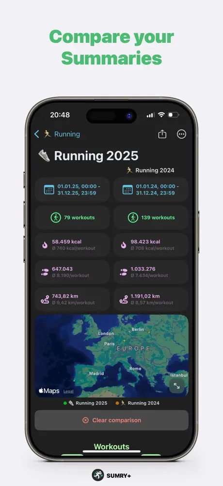 Sumry - HealthKit verilerinizi özetlere, haritalara ve içgörülere dönüştürün medya 4