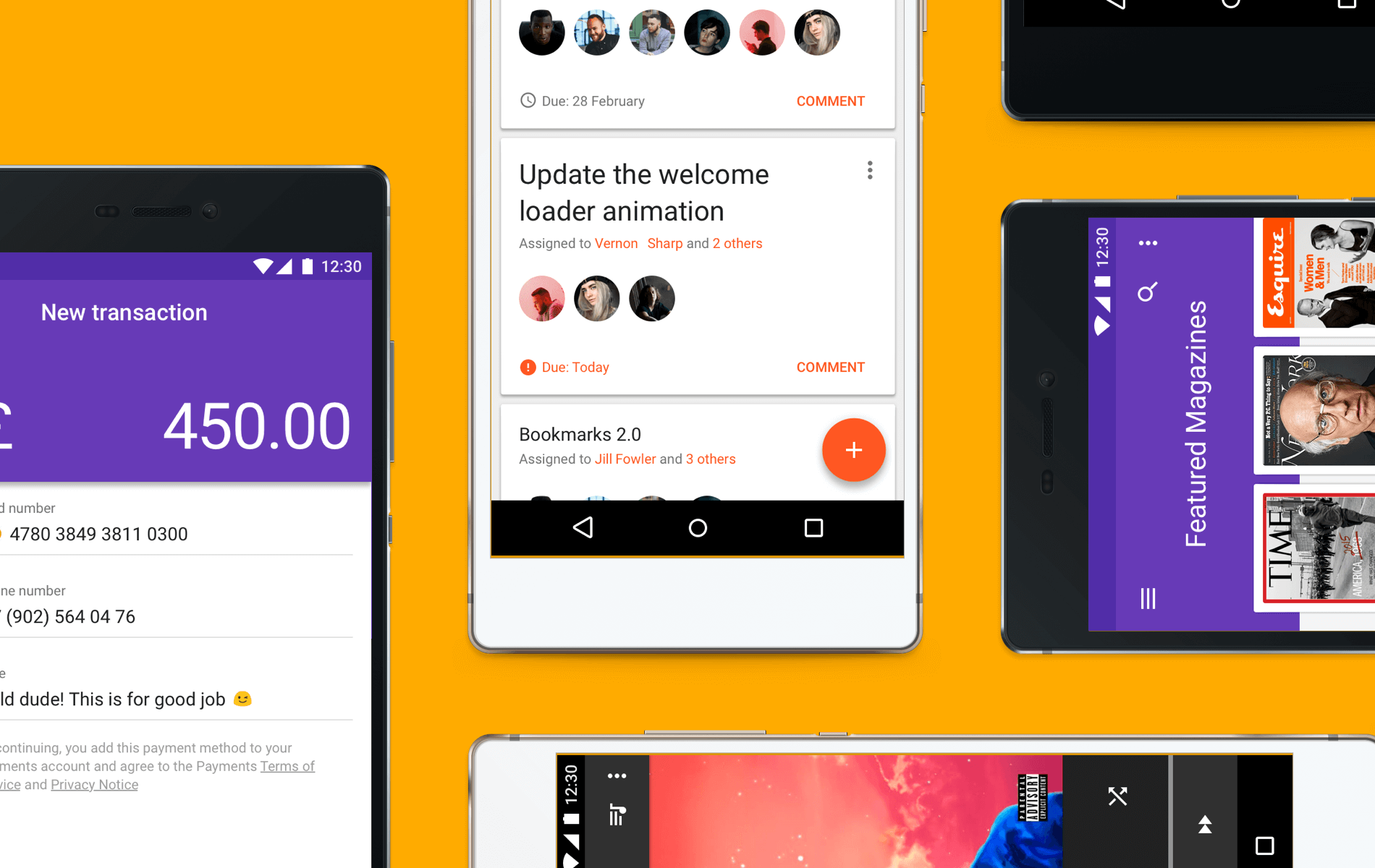 Android Nougat GUI Image