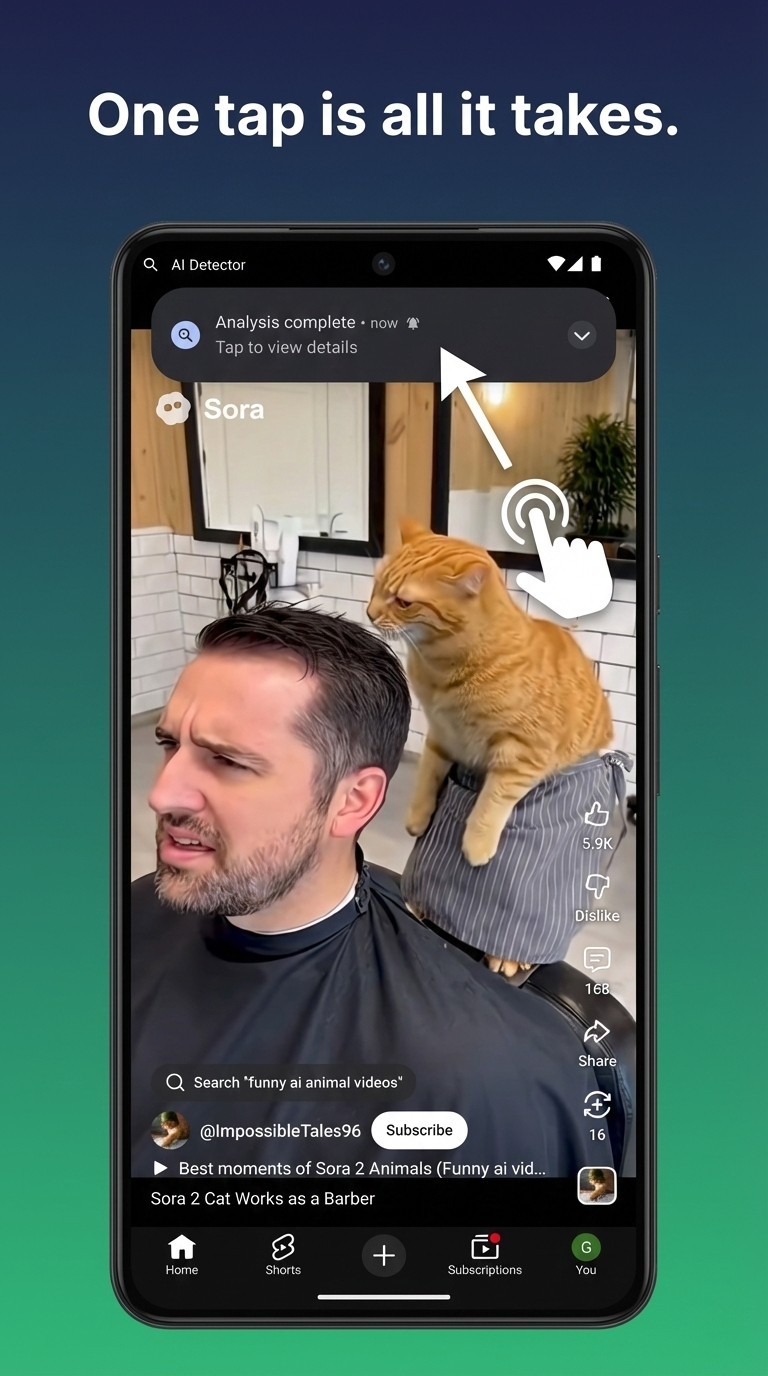AI Detector QuickTile Analysis gallery image