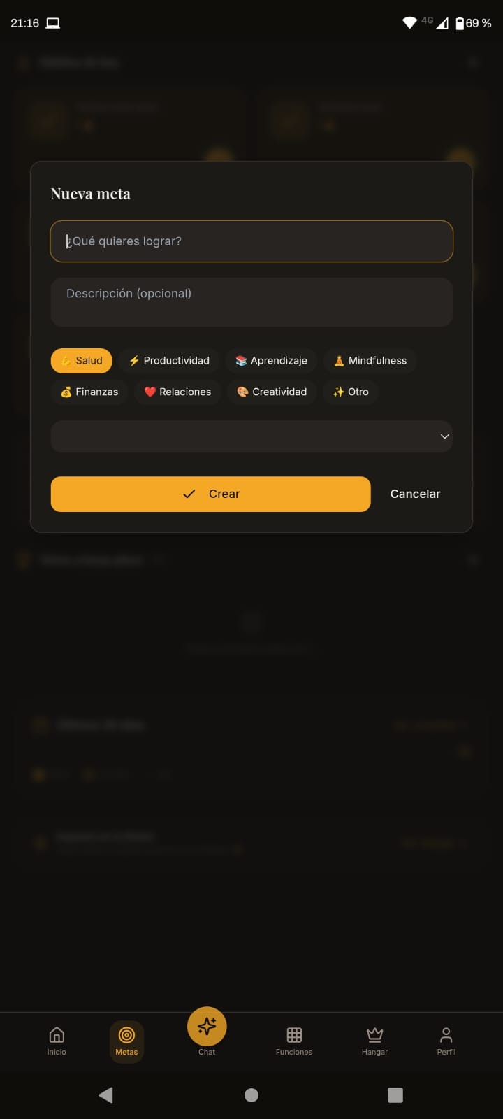 Mentor 1% - App de hábitos gamificada gallery image