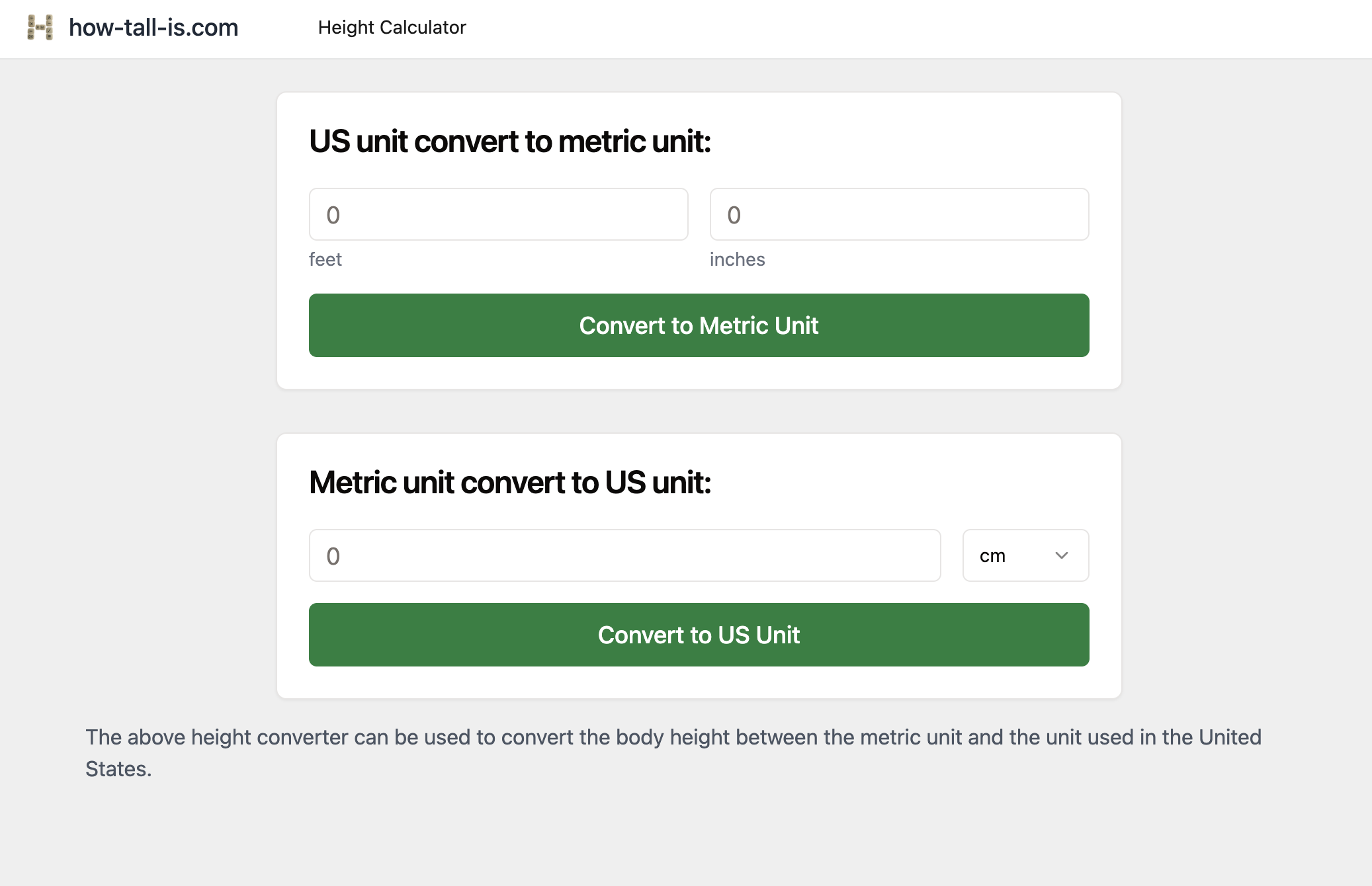 How Tall Is gallery image