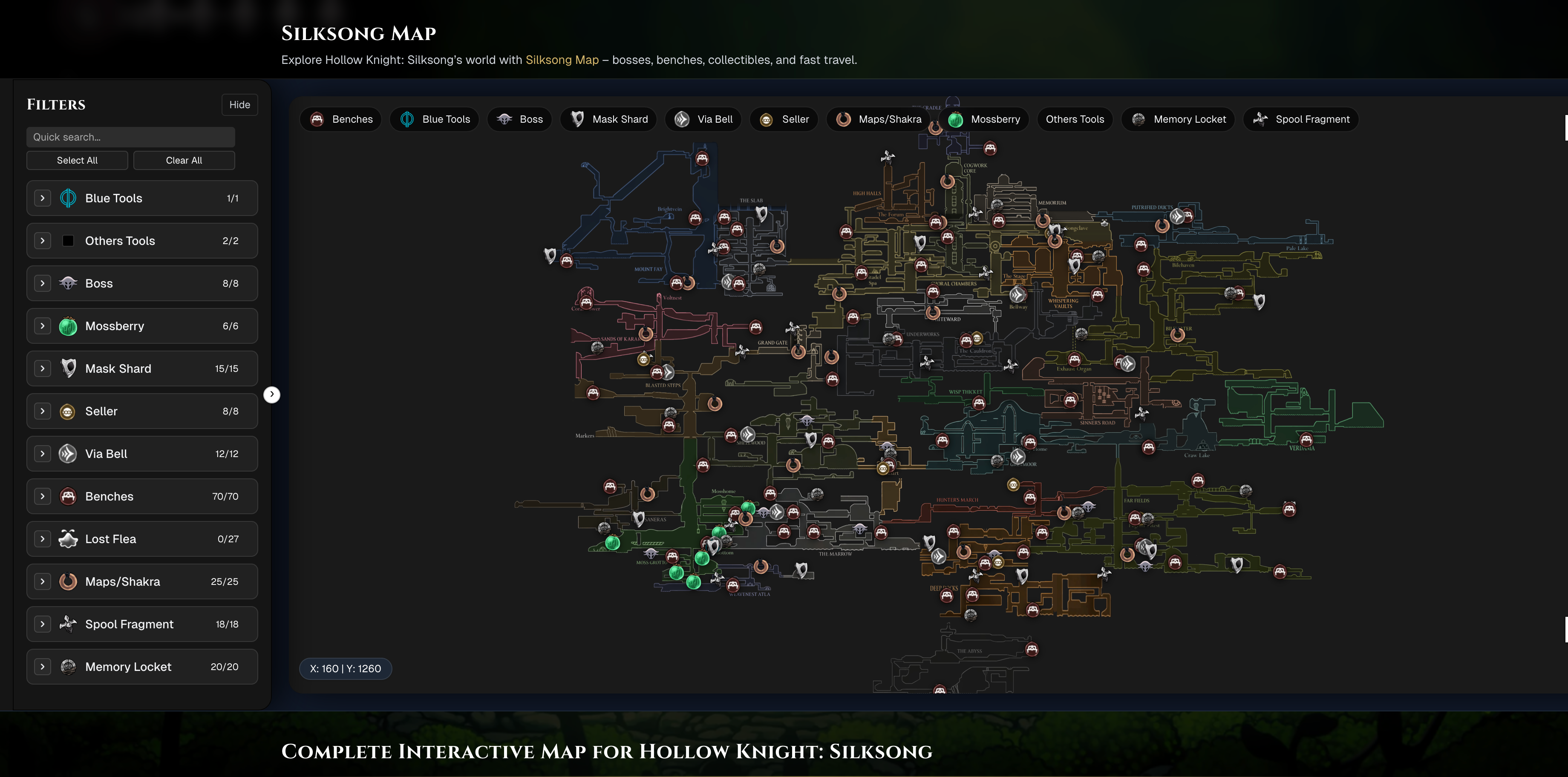 Silksong Map gallery image