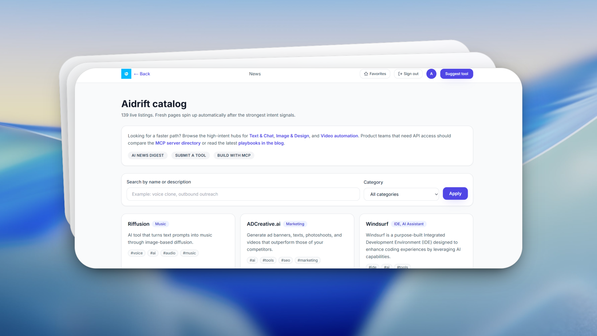 Aidrift gallery image