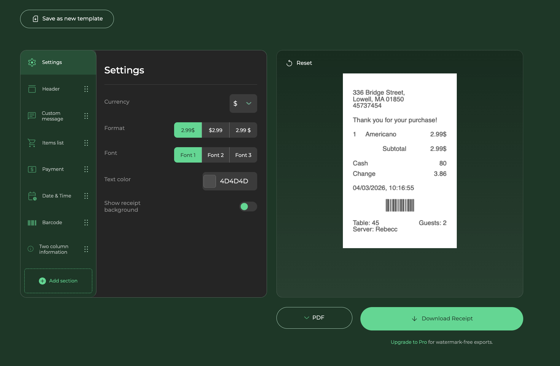 Any Receipt Generator gallery image