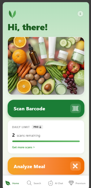 Vee – Product Check - Main product screenshot demonstrating key features and user interface
