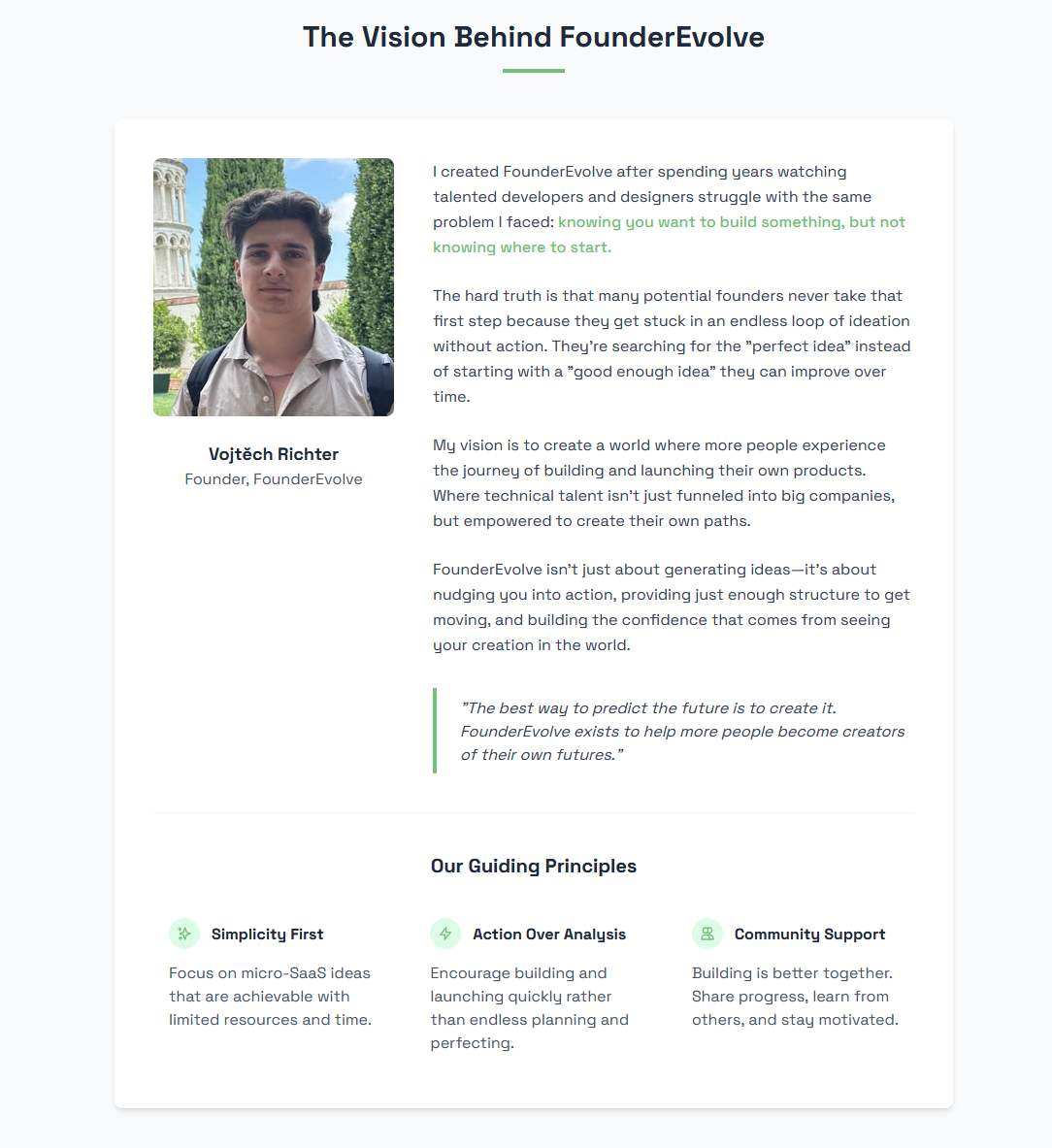 FounderEvolve gallery image