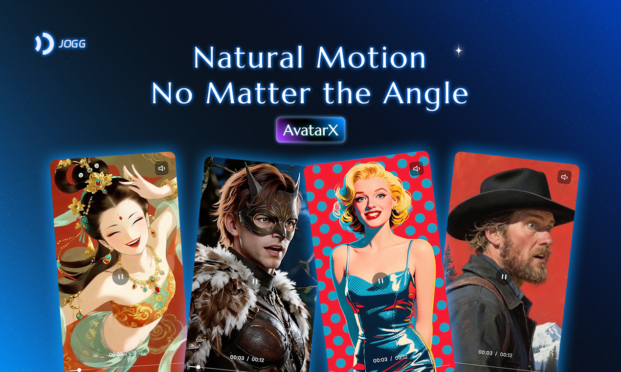 Mídia 5 de JoggAI AvatarX - AI avatars that truly act like humans