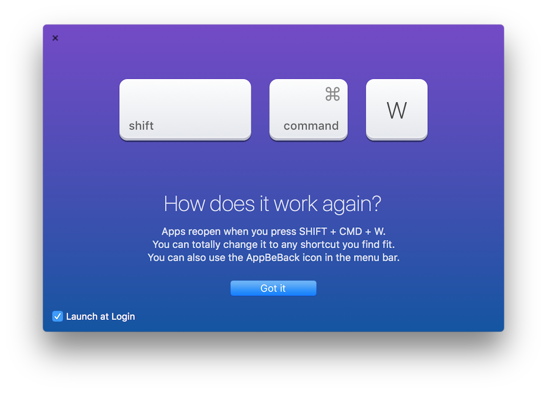 App Be Back gallery image