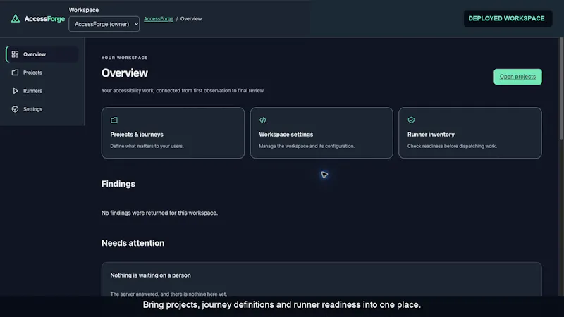 AccessForge screenshot 1