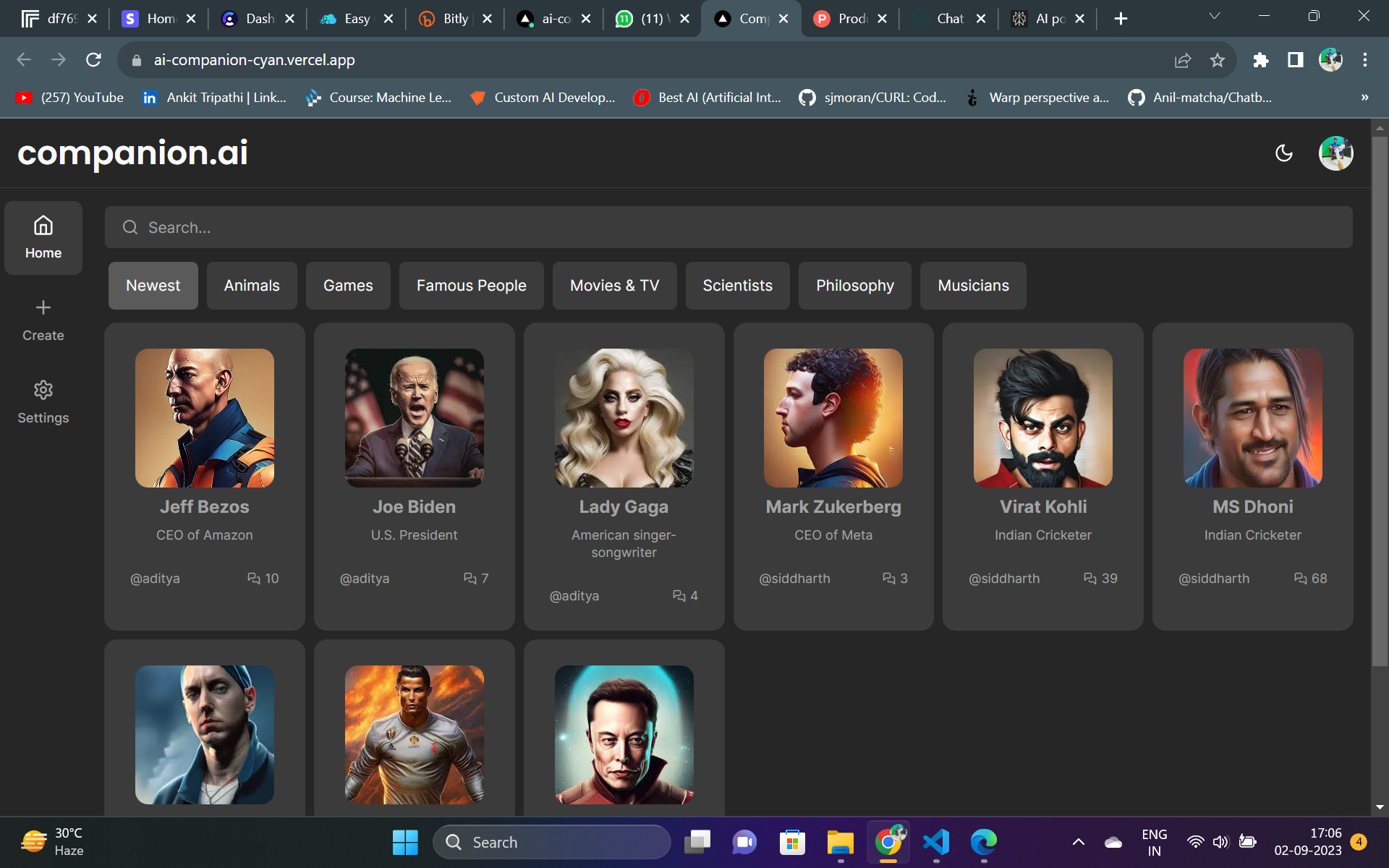 Companion.ai - Опыт работы с ИИ, чтобы поболтать с любимыми персонажами медиа 1