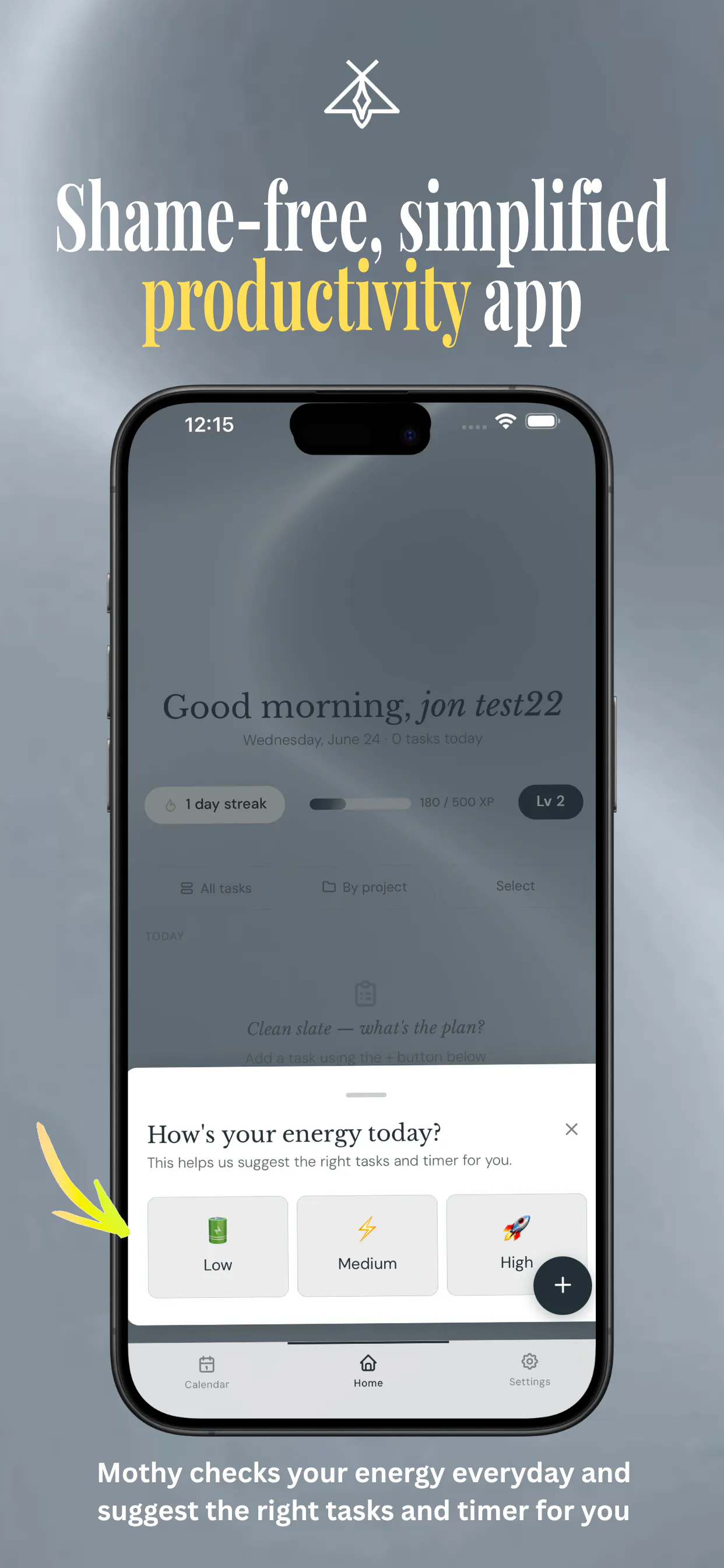 Mothy - ADHD Productivity screenshot