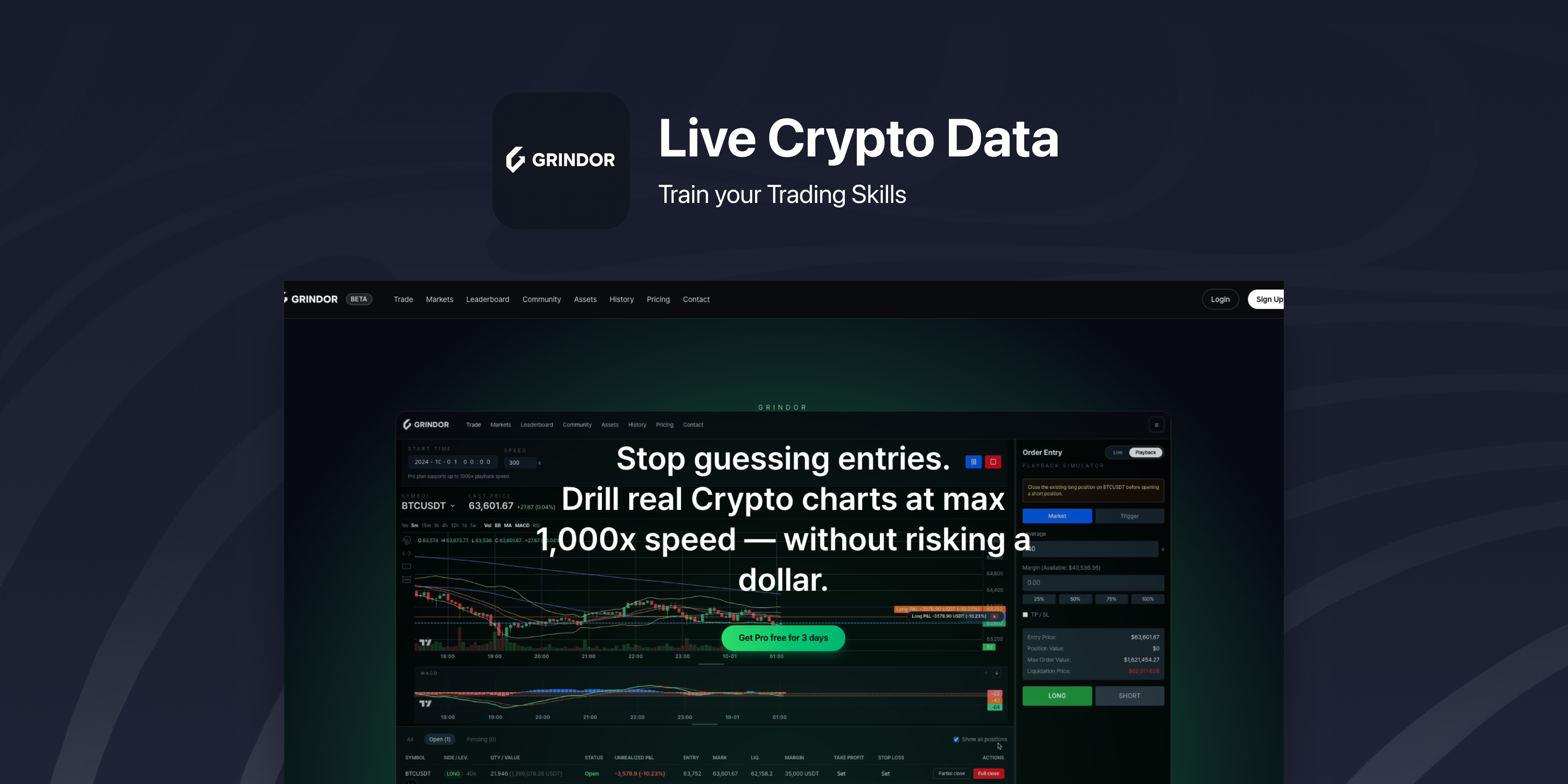 Grindor - Screenshot 3 showing product features and functionality