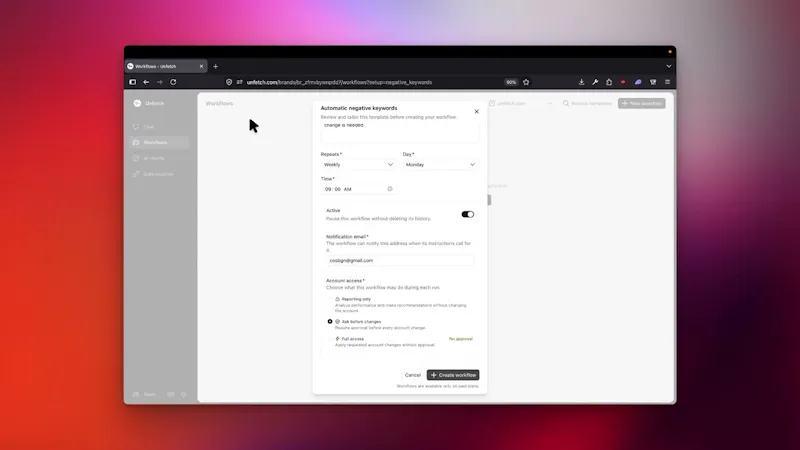Unfetch.com screenshot 1 (video preview)