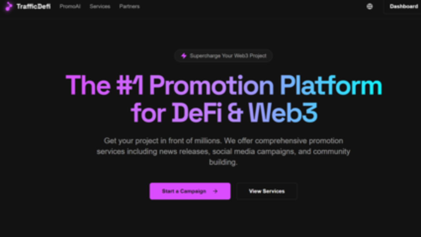 TrafficDeFi AI Crypto PR Platform gallery image