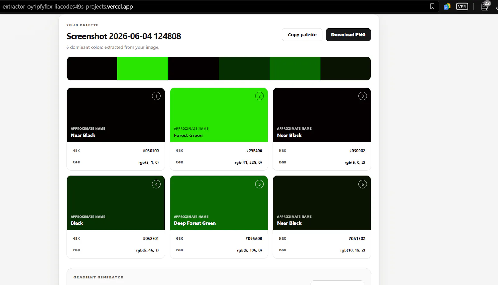 Chroma Extractor screenshot 2
