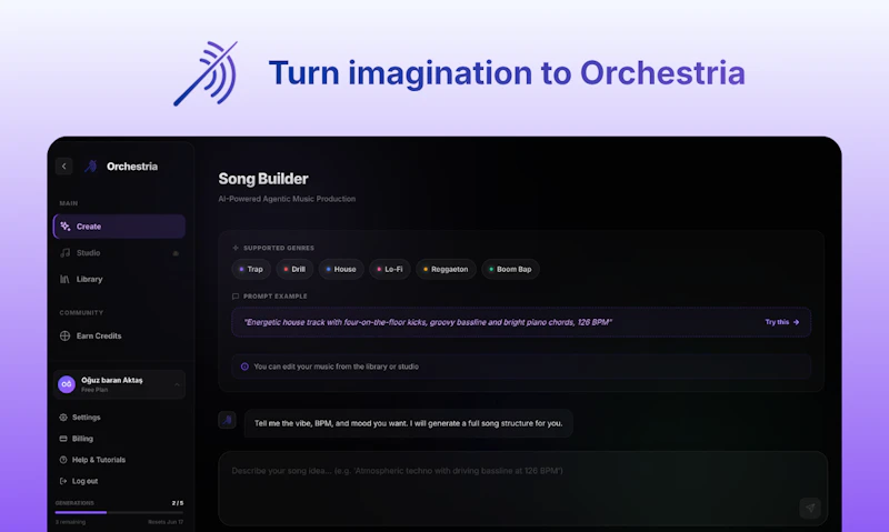 Orchestria screenshot 2