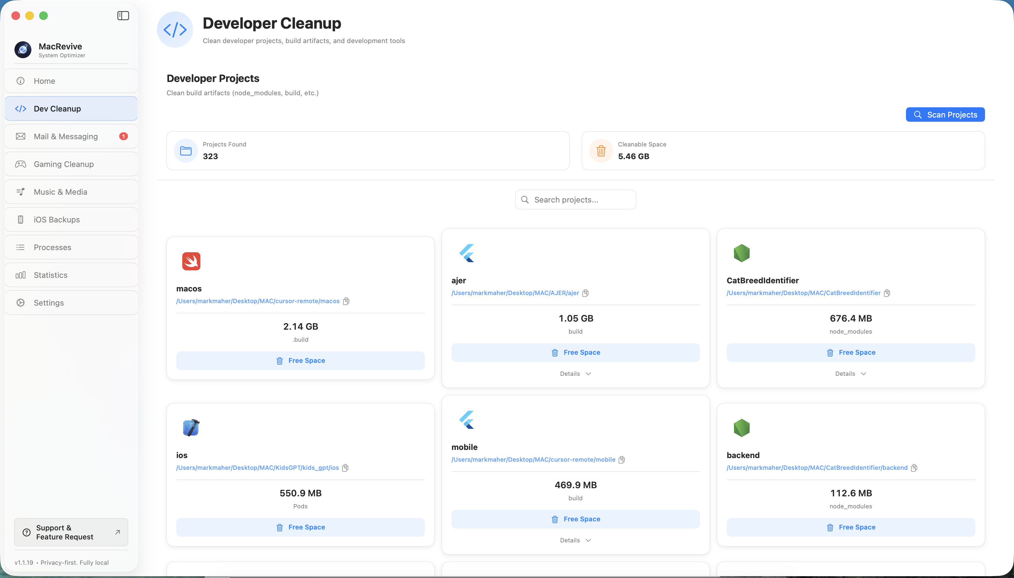 MacRevive - Screenshot 4 showing product features and functionality