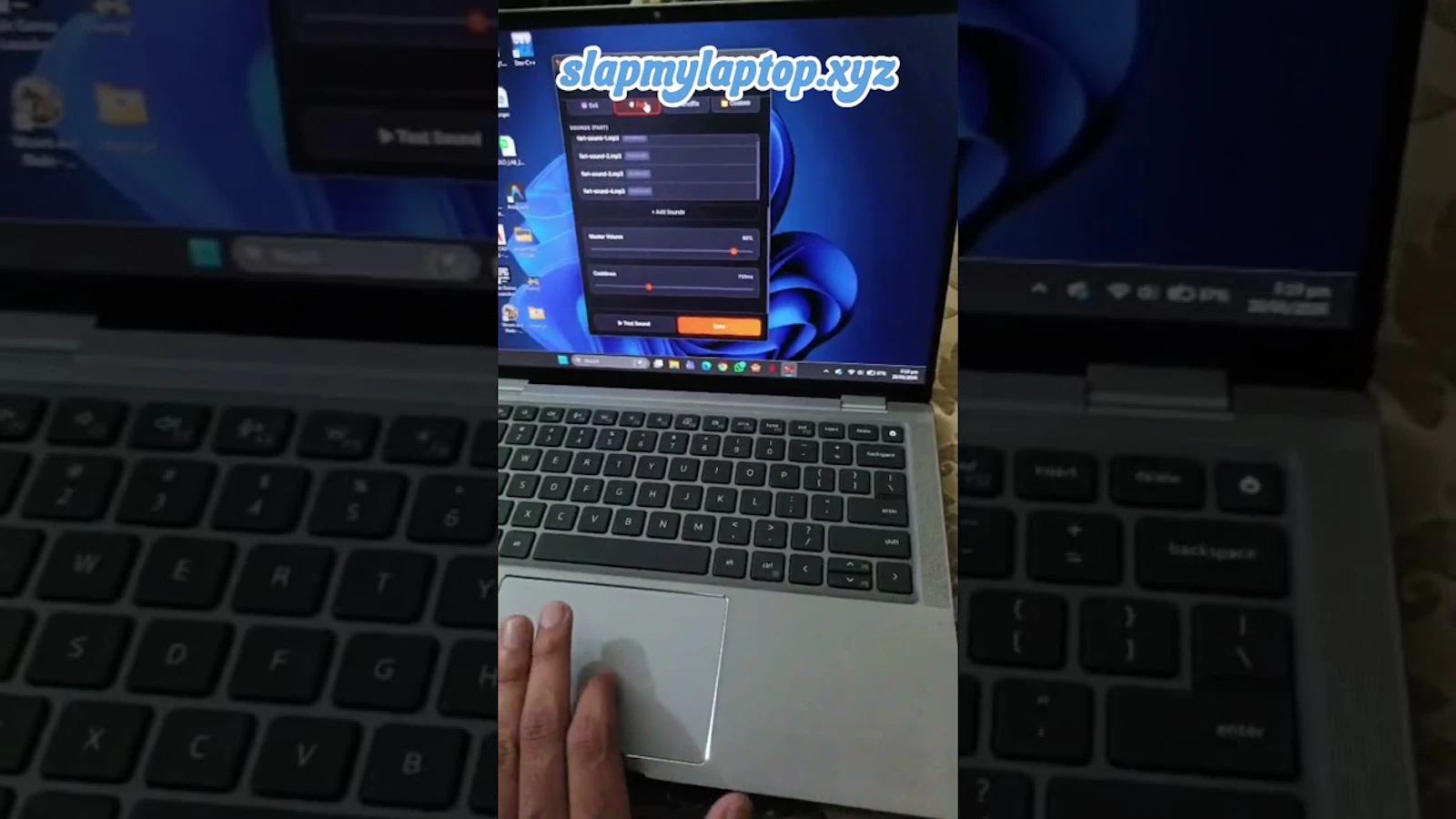 Slapmylaptop screenshot 1 (video preview)