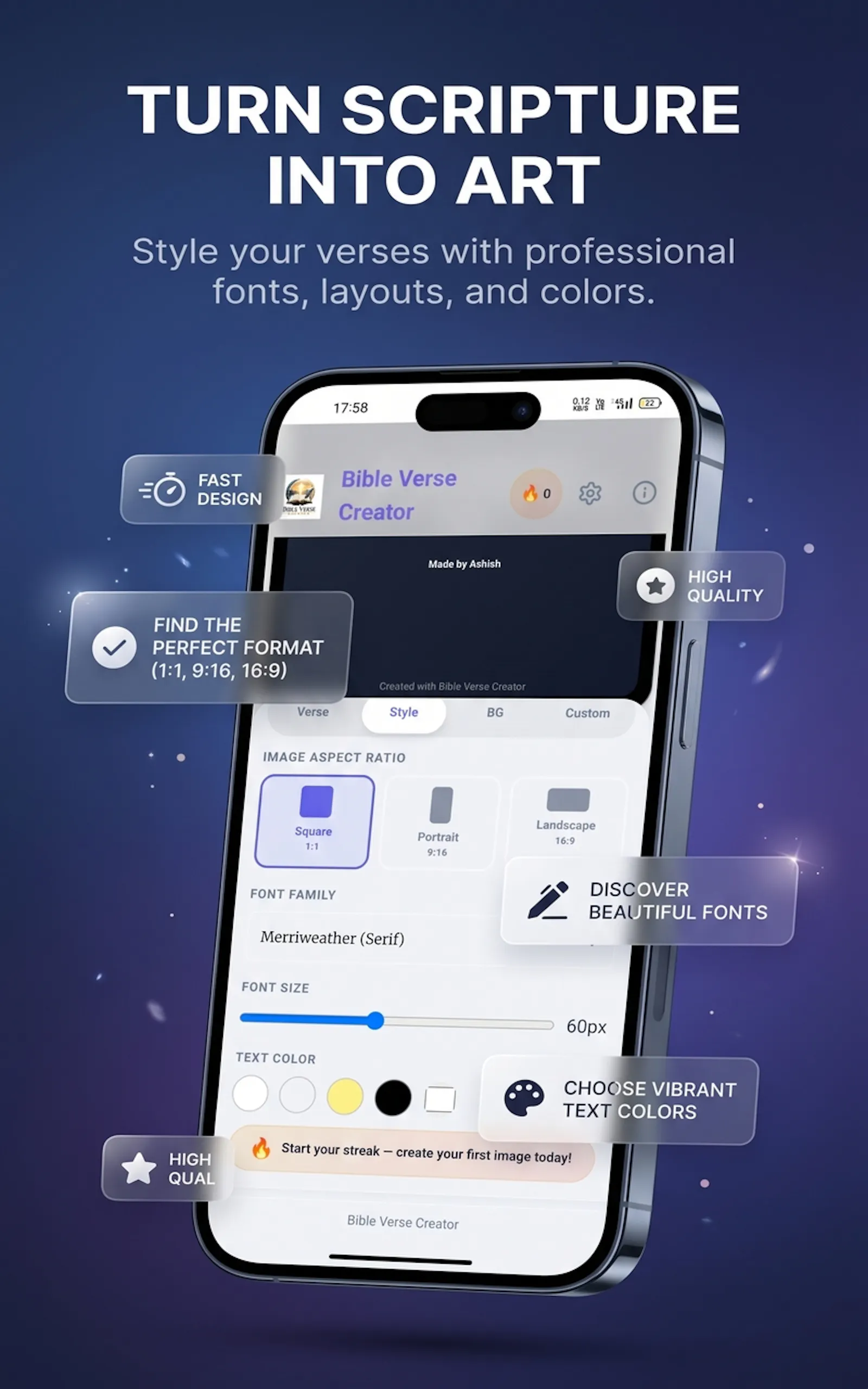 Bible Verse Creator screenshot 2