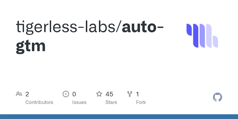 Auto-GTM screenshot 1
