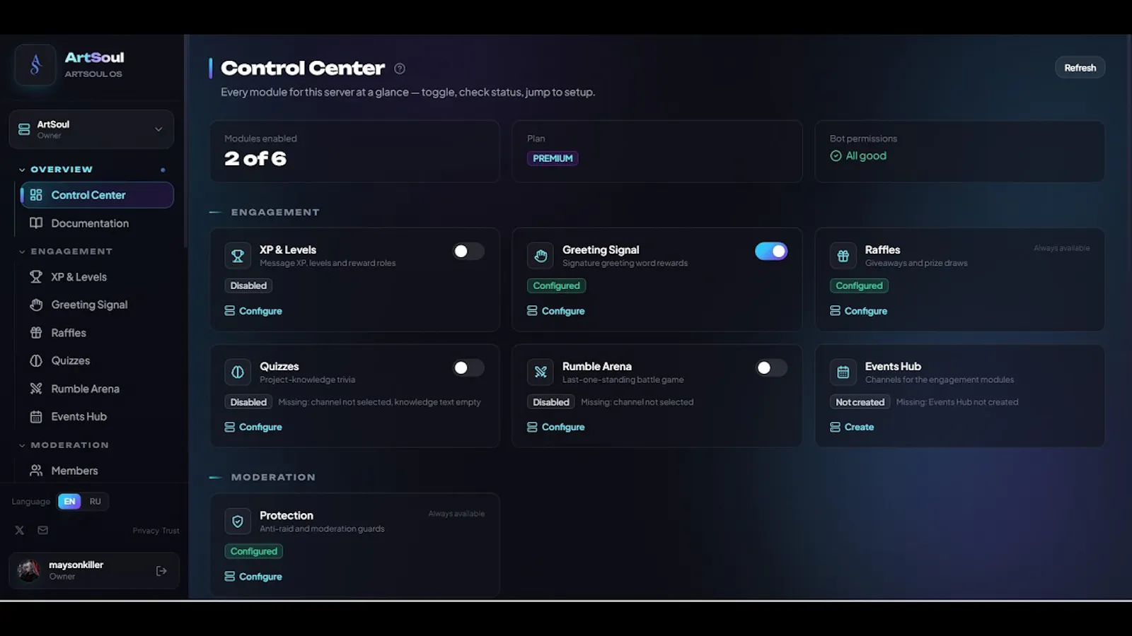 ArtSoul OS screenshot 1 (video preview)
