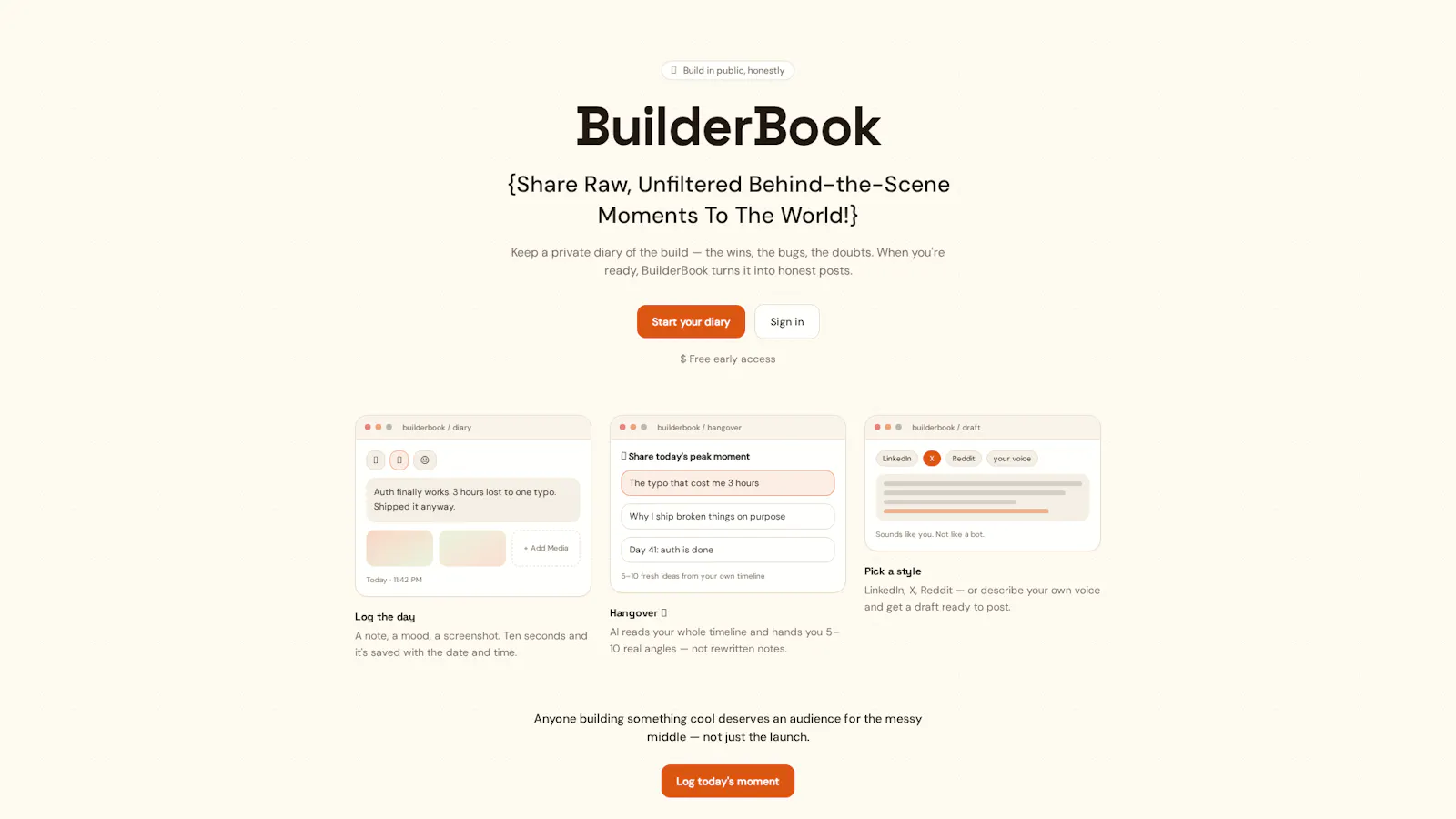 buildbook screenshot 1