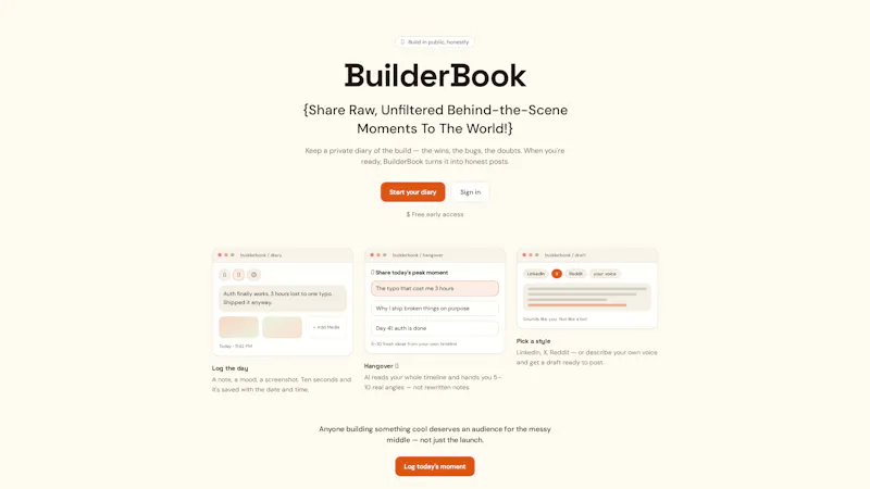 buildbook screenshot 1