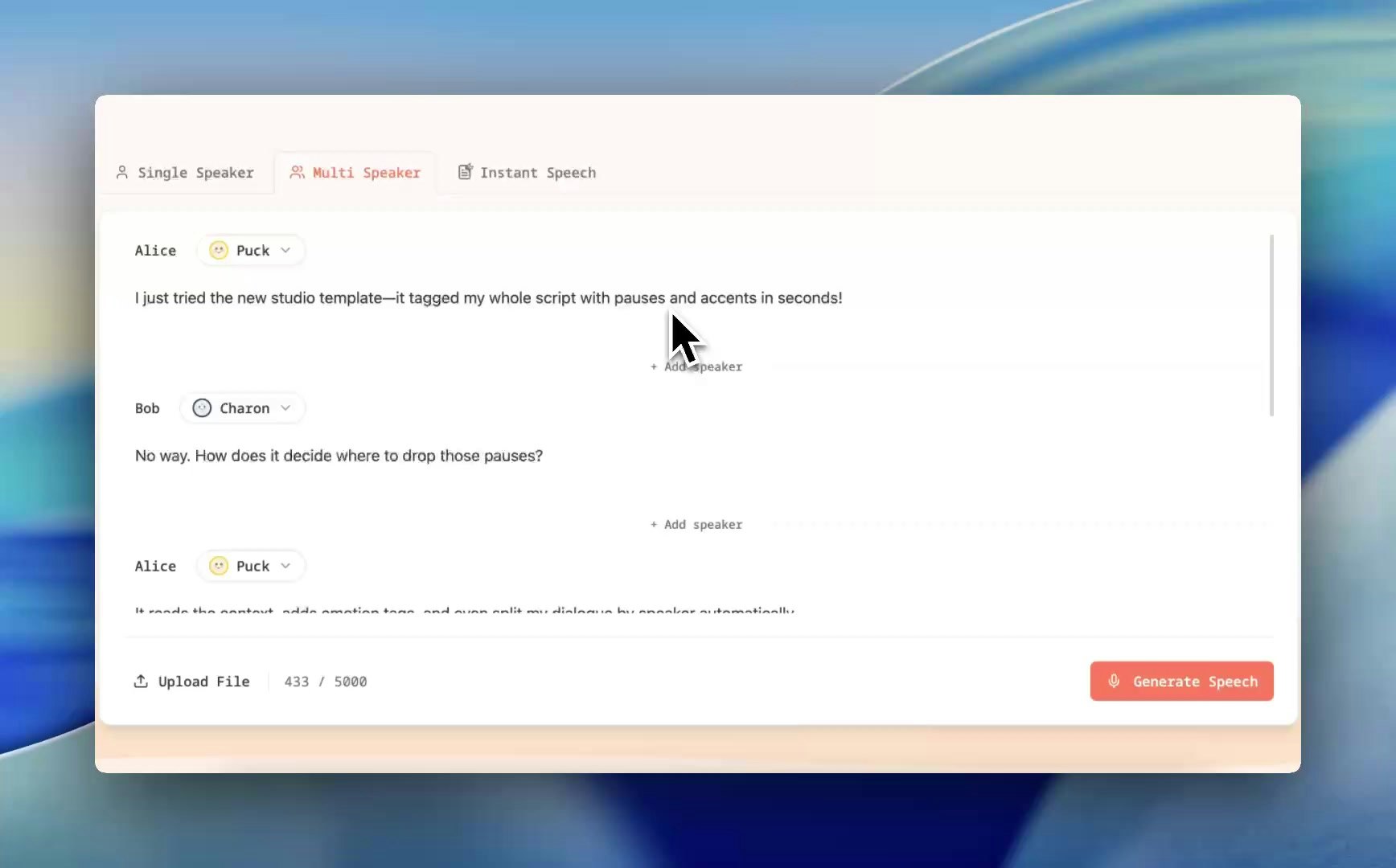 FlowSpeech gallery image