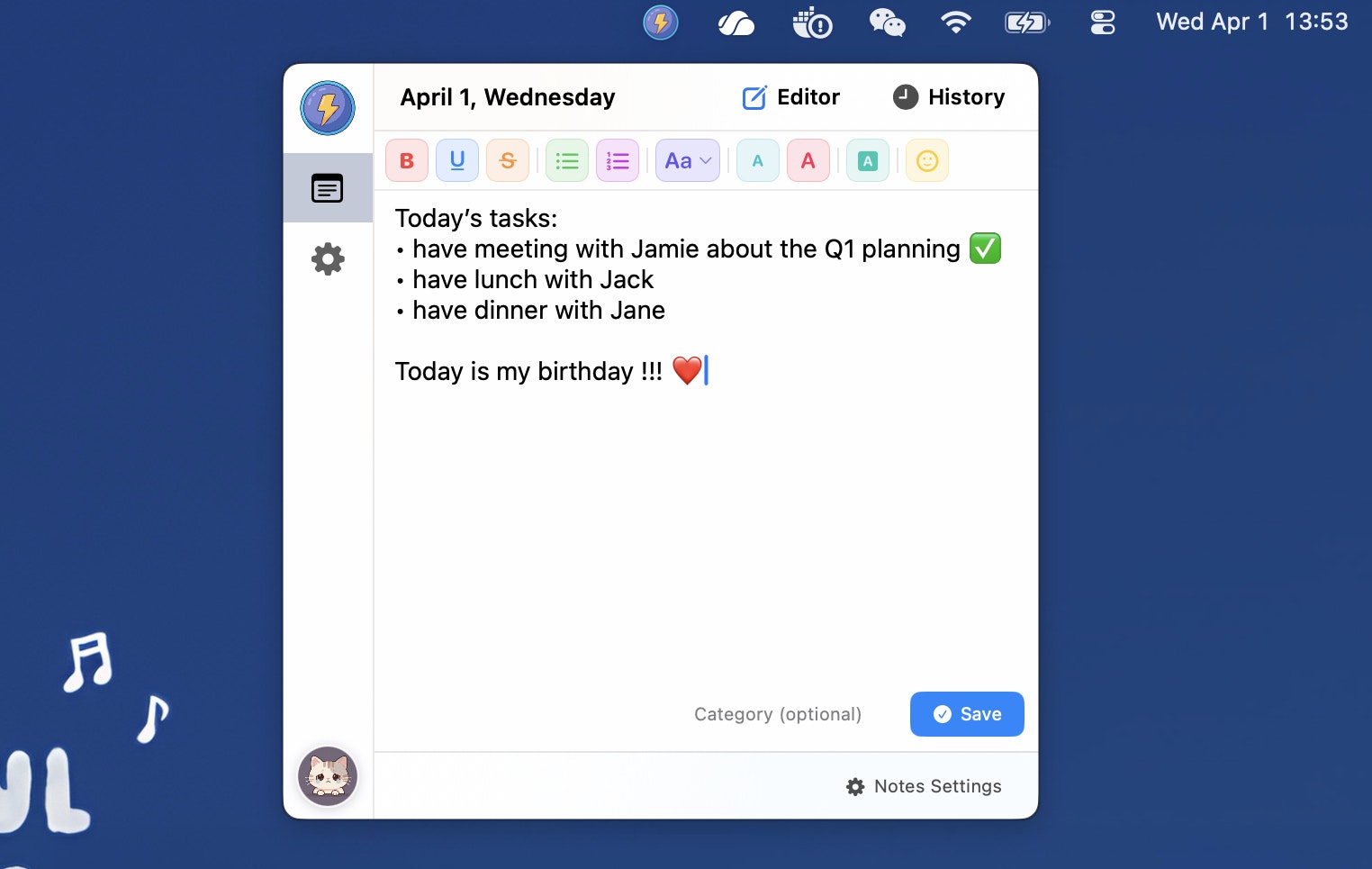 Ligntning Note gallery image