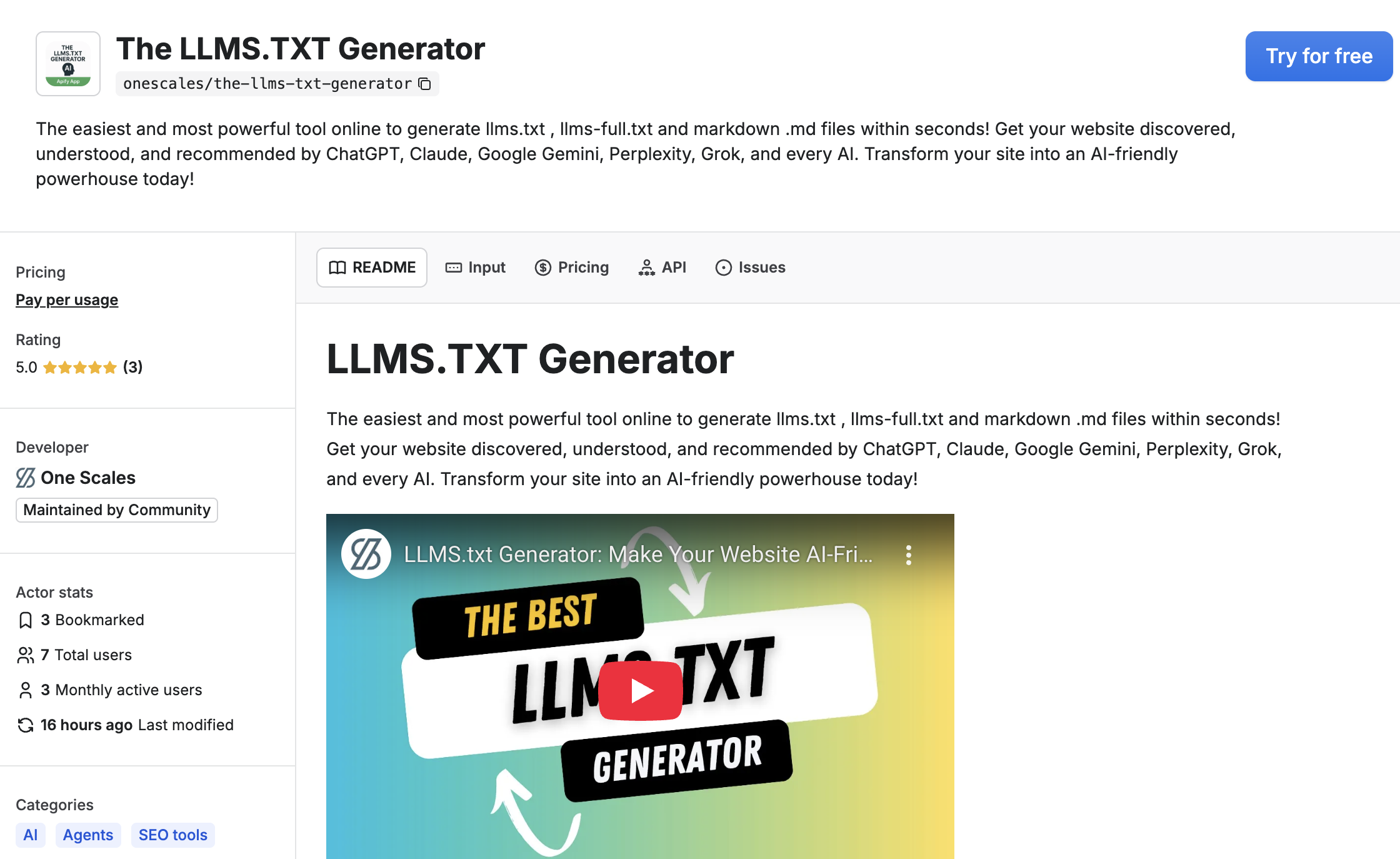 The LLMS.TXT Generator logo